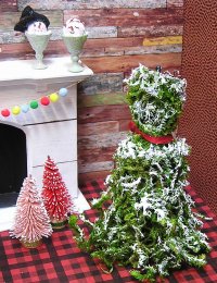 Dress Form Christmas Tree full length