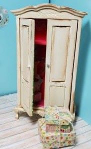Armoire filled with Bunny Rabbits Free Shipping